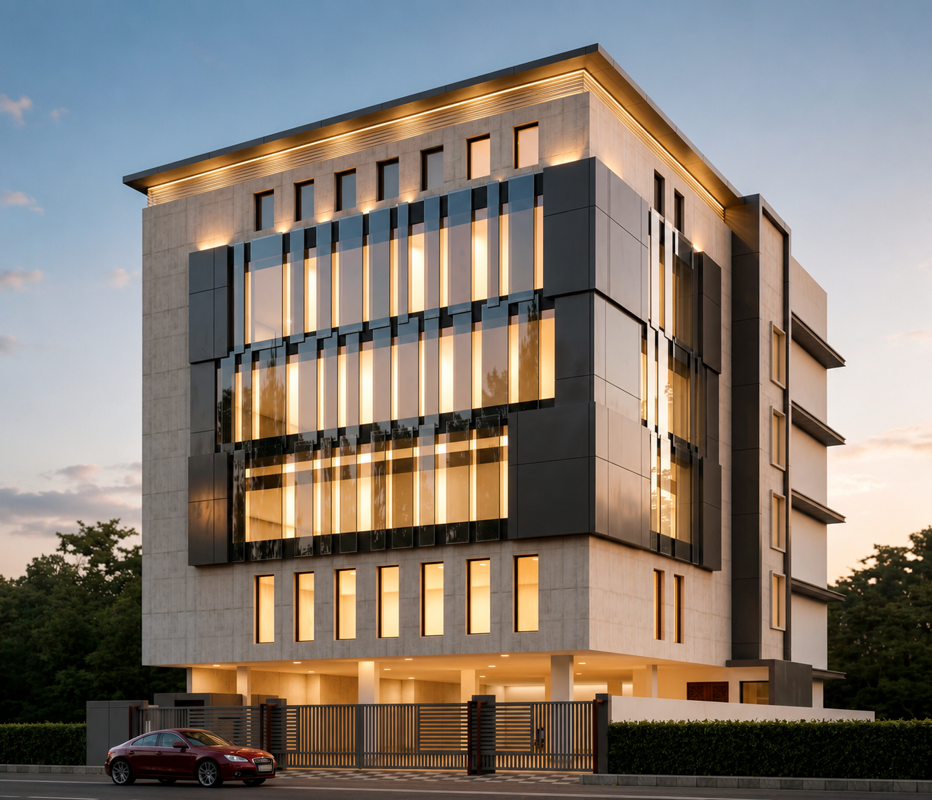 The Nexus Block exterior